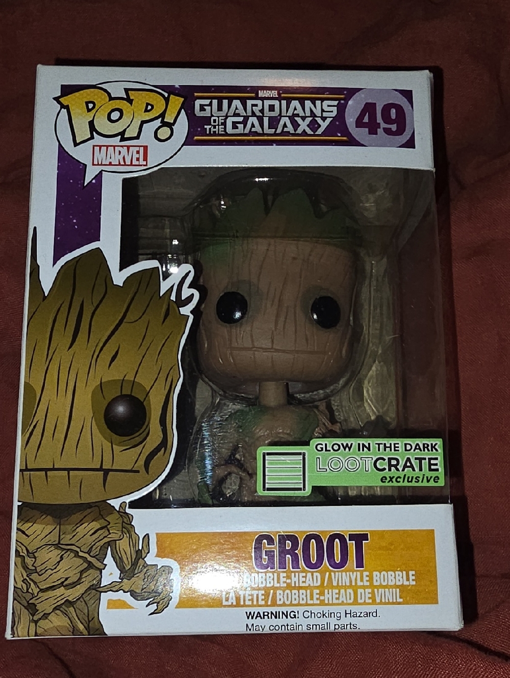 Marvel Groot Vinyl Figure — Brown & Green Pop! 49